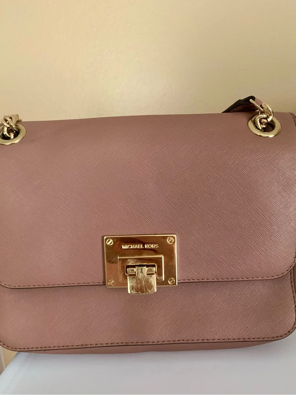 Michael Kors structured leather